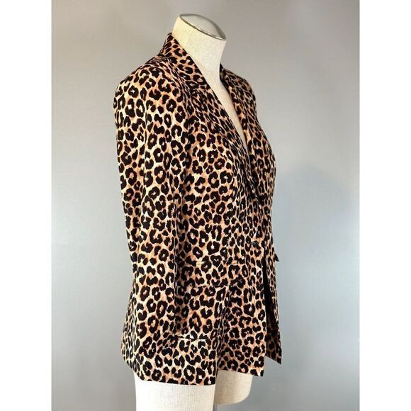 Likely NWT Amelia Notch Lapel Blazer in Leopard Size XS - Picture 3 of 7